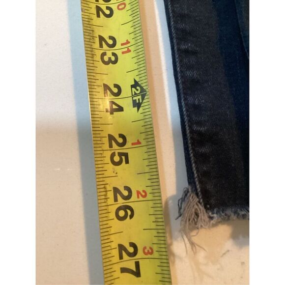 Mother The Looker Ankle Fray Jeans Sz 27 Stretch - Picture 7 of 9